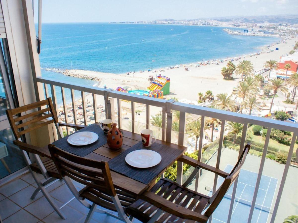 Apartamento Loft en Residencial 1a Linea con piscina Algarrobo Costa Exterior foto