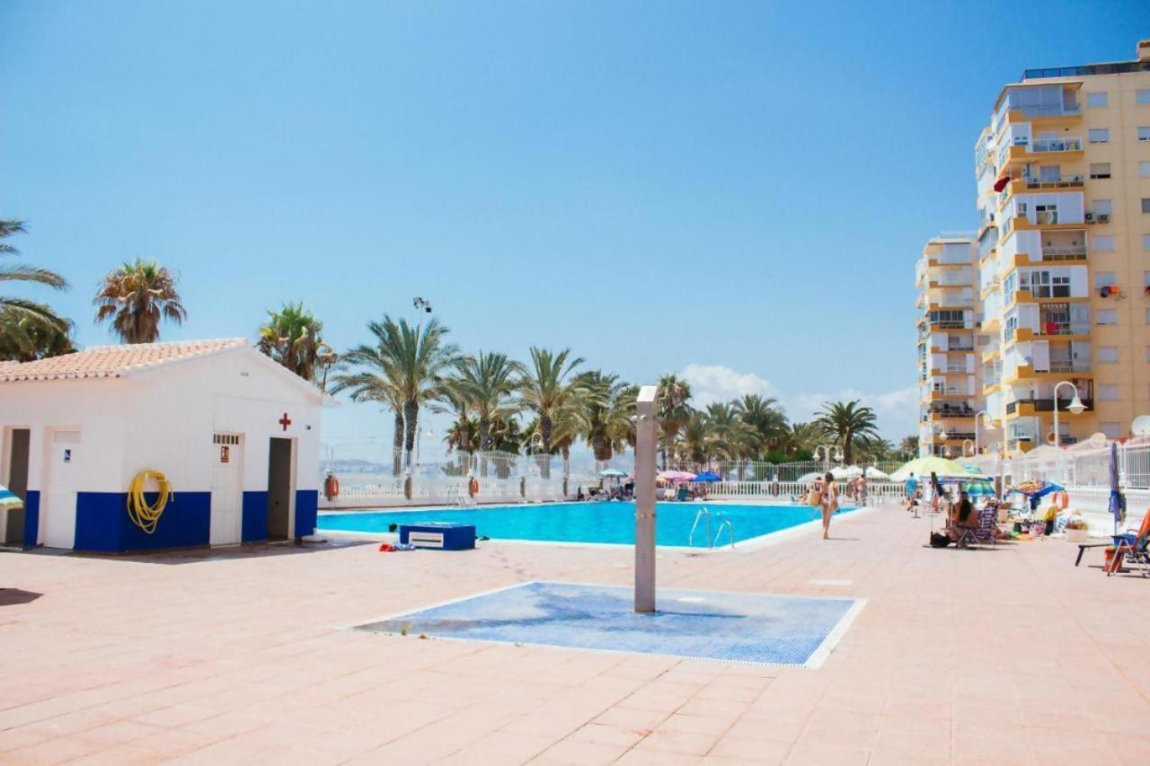 Apartamento Loft en Residencial 1a Linea con piscina Algarrobo Costa Exterior foto